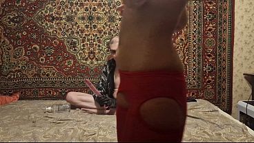 Ass dildo masturbation with girlfriend