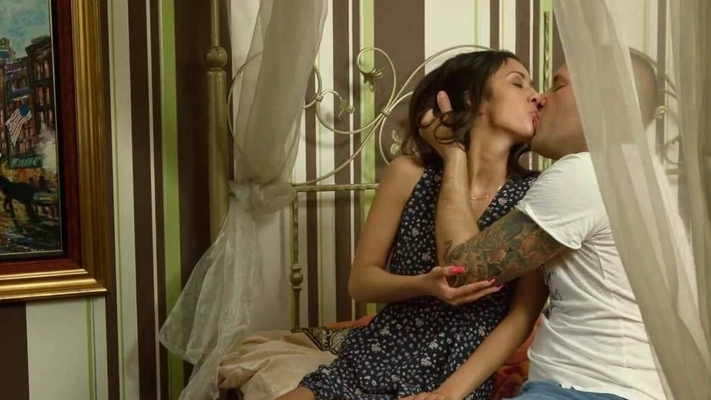 Astonishing Brunette Teen rides dick for first time