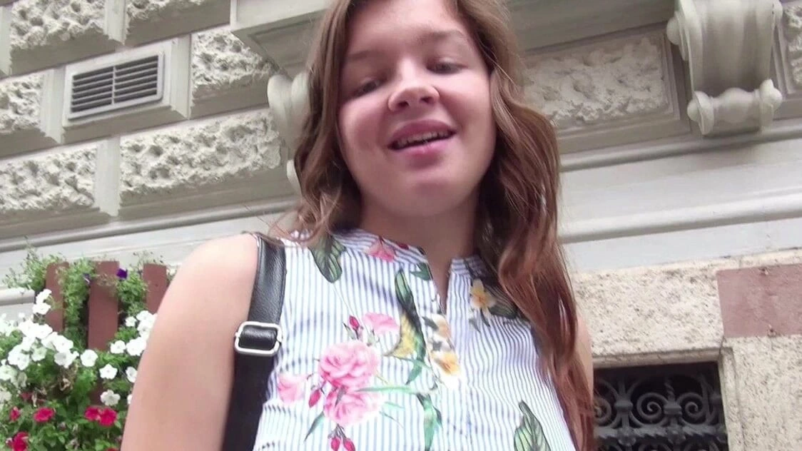 GERMAN SCOUT – First Time ANAL for 18yr young College Teen