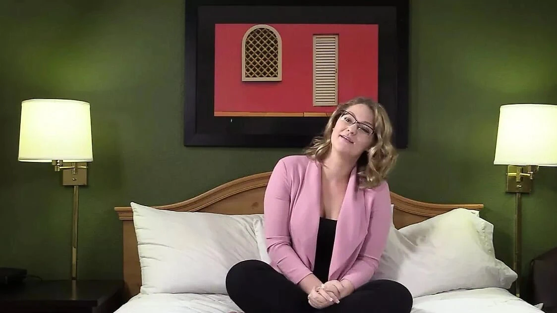 24 yo Nerd In Glasses Surprised & Fucked By A Big Black Cock