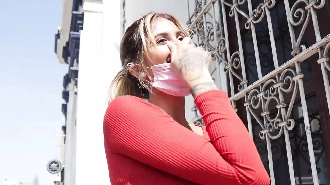 MILKY PERU – Latina with huge tits visits my studio for some photos.