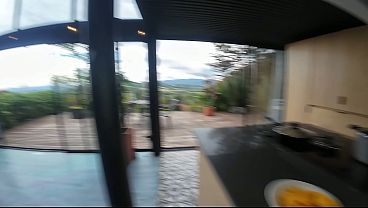 POV – My stepbrother takes advantage of my stepparents not being home to fuck me in their room.