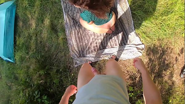 Sexy Brunette with a Round Ass Loves to Suck Dick and Doggystyle Fucking on the Outdoor Without Taking Off Panties – Amateur Couple POV Sex