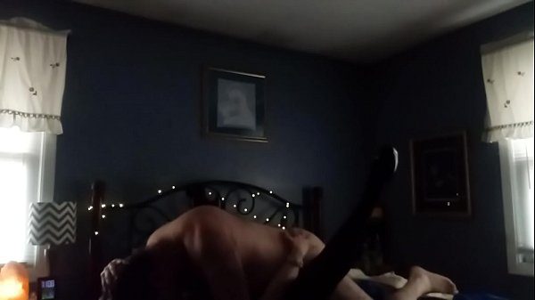 Amateur romantic loving couple has intense daytime sex