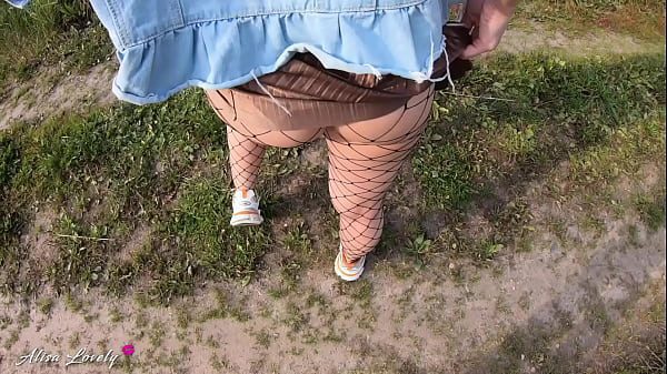 Young Blonde Fucked in a Field – Outdoor POV
