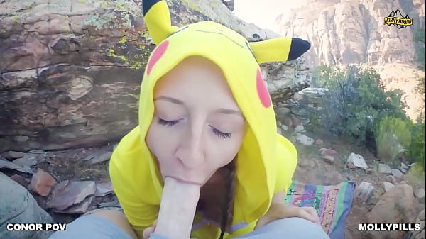 Innocent Pokemon Girl gets Deep Pussy Training Outdoors – Molly Pills – Young Amateur Nympho Loves Public Sex POV